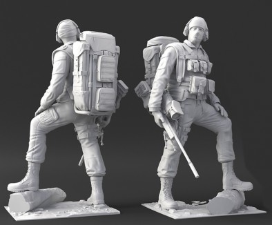 US sniper front and back