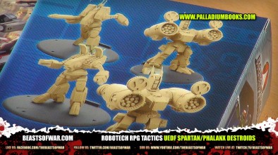 Unboxing: Robotech RPG Tactics UEDF Spartan/Phalanx Destroids
