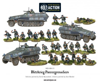 Begin The Blitzkrieg With WWII German Set By Warlord Games