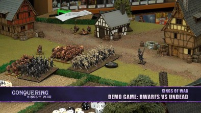 Conquering Kings of War - Demo Game: Dwarfs Vs Undead