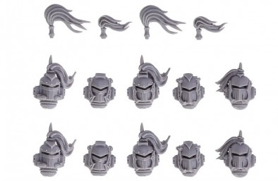 White Scars MK II Heads