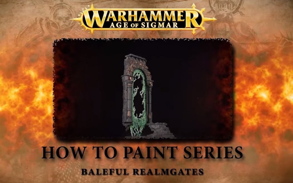 Games Painting Tutorial How To Paint The Baleful Realmgate