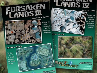 Poster Maps of the Forsaken Lands
