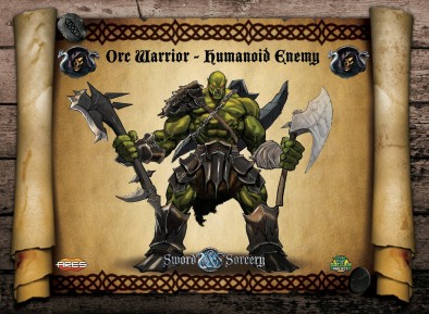 Orc Warrior (Coloured)