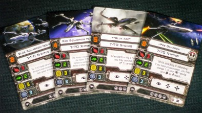 Fantasy Flight X-Wing Force Awakens X-Wing Cards