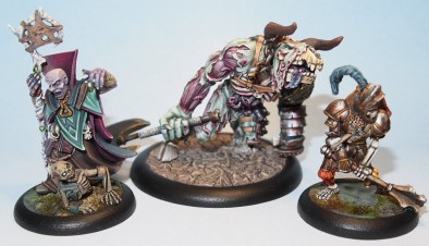 Necromancer, Ogre & Skeleton Warrior