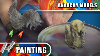 Anarchy Models - Airbrushing Using Creature Feature Mottled Effect
