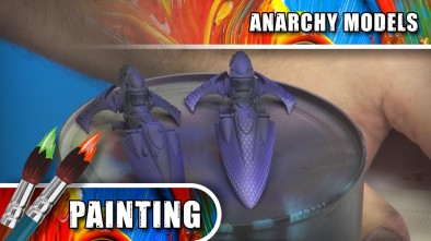 Anarchy Models - Airbrushing With The Dragon Scale Stencils