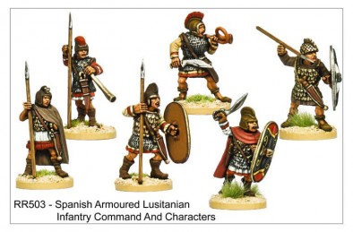 Armoured Lusitanian Command and Characters