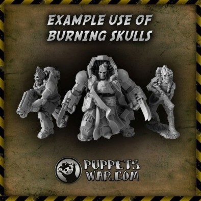 Burning Skulls Examples