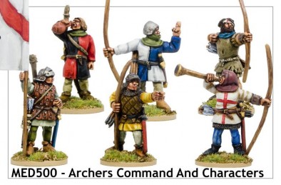 Medieval Archers Command and Characters