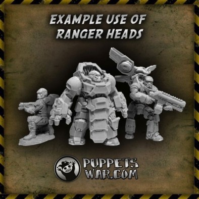 Ranger Heads (With Bodies)