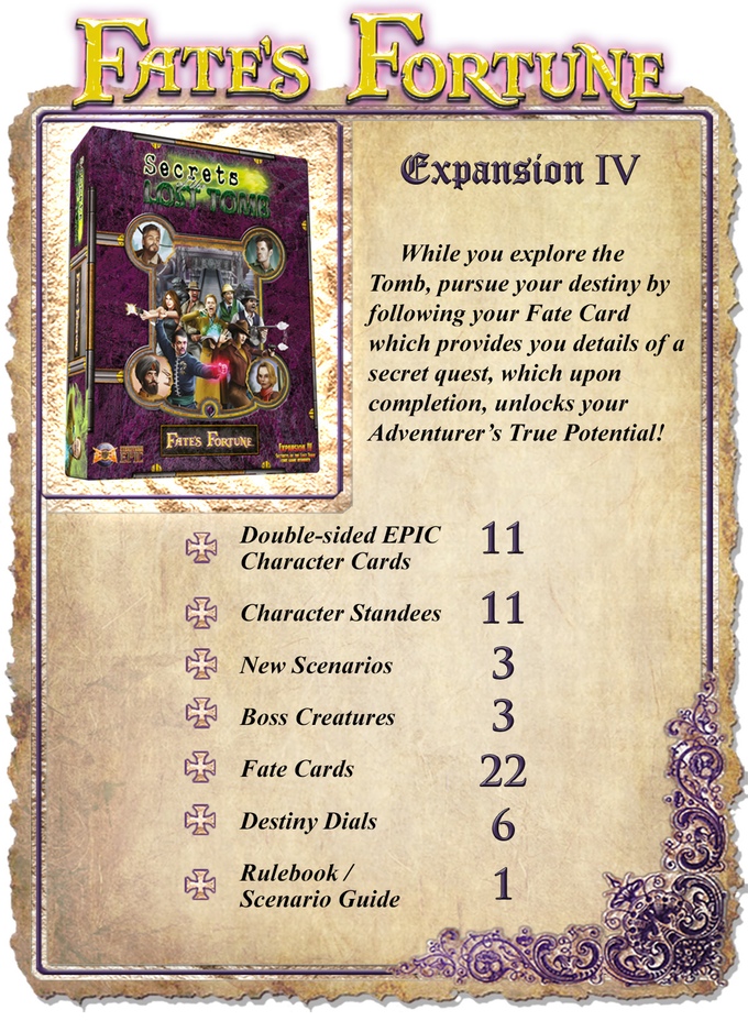 secrets of the lost tomb expansions