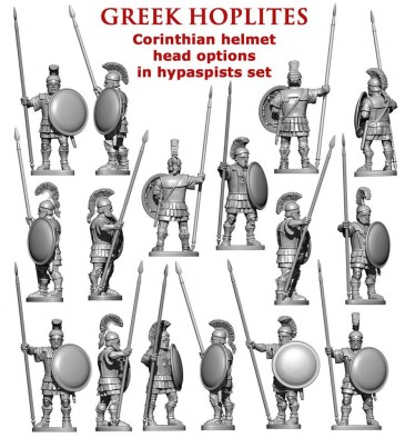 Greek Hoplites - Corinthian Helmets