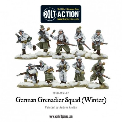 Greman Grenadiers (Winter) Miniatures