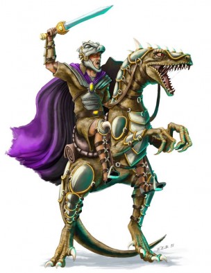Legionnaire Dinosaur Rider