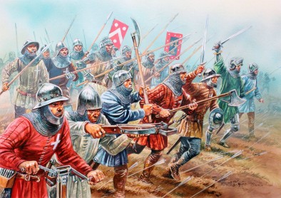 Agincourt French Infantry (Art)