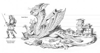 Book Wyrm (Scale)