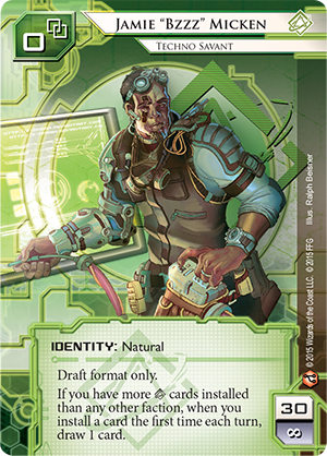 1x The Cleaners #036 Android netrunner LCG system crash draft Starter