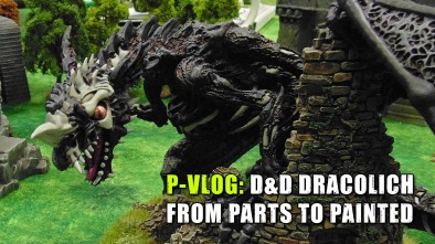 P-VLOG: D&D Dracolich – From Parts To Painted