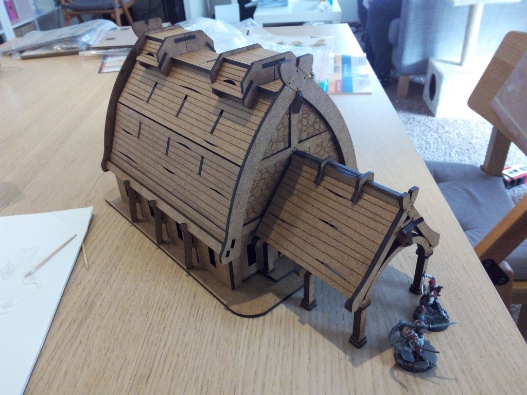 A Mead Hall Is Erected By ZEN Terrain For Norsgard OnTableTop Home