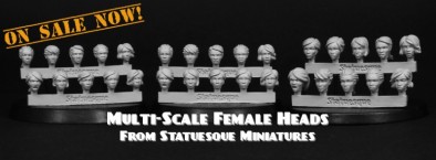 Mult-Scale Female Heads