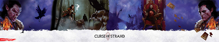 D&D: Curse of Strahd - Dungeon Master's Screen - Tabletop RPG DM