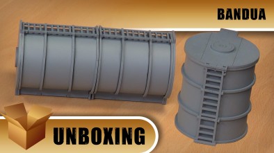 Unboxing: Bandua Wargames - Industrial Oil Tanks