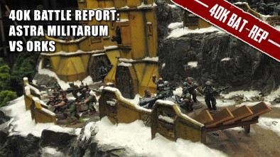 40K Battle Report - The Battle For Orks Drift