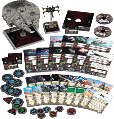 FF xwing heroes of the reisistance contents