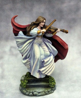 Female Bard With Violin