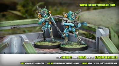 Game: Infinity Army: Tohaa Model(s): Kaauri Sentinels
