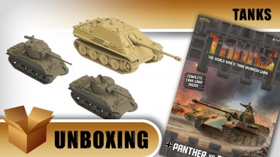 Tanks Unboxing Panthers Vs. Shermans Starter Kit