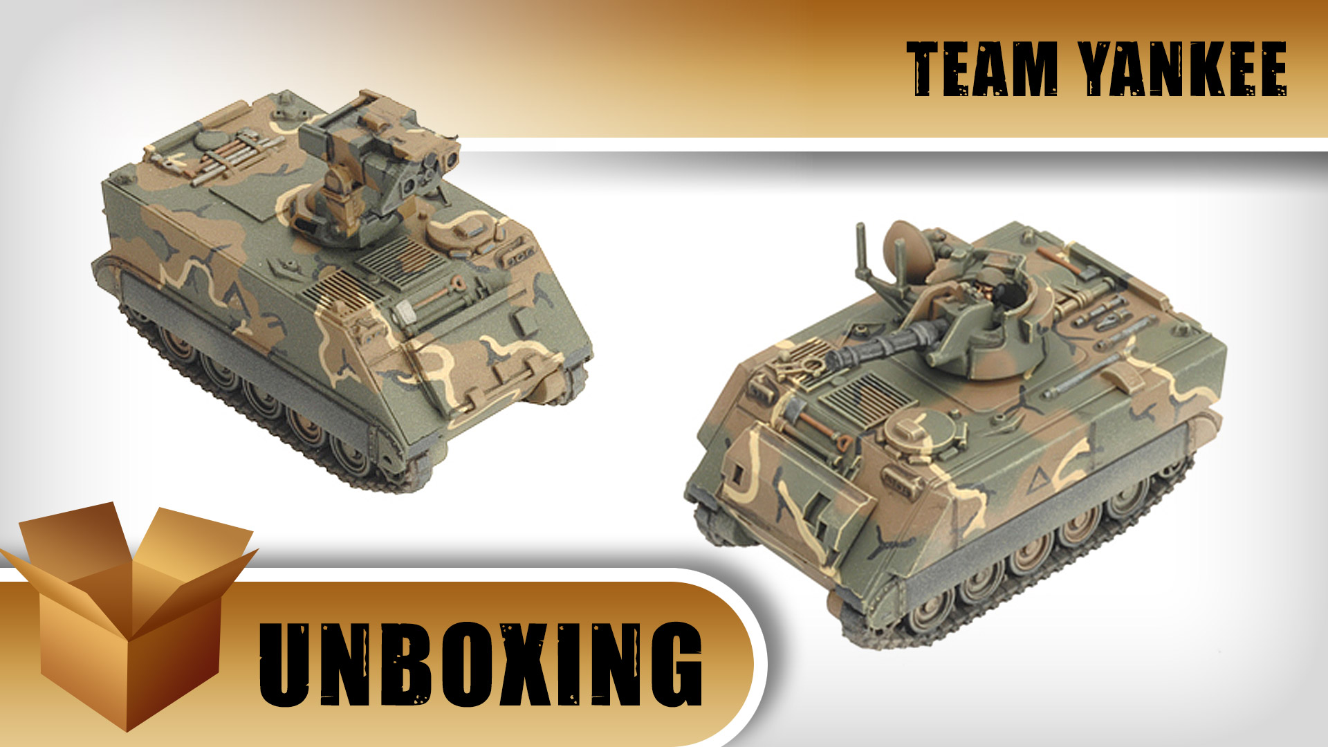 Maquette Militaire USA M163 VADS/M901 ITV – Kit 1/100 Team Yankee Non Assemblé