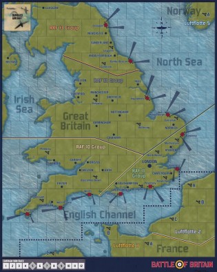 Battle of Britain Map