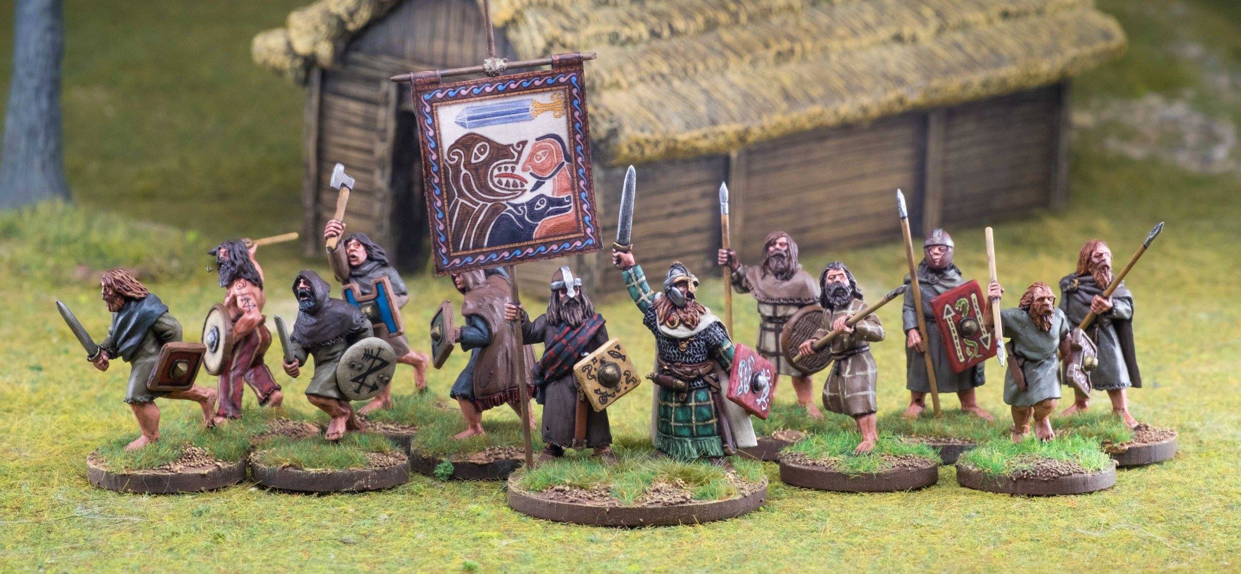 Picts Attecotti Footsore Miniatures SAGA 03PSC109 Dark Ages Scots 