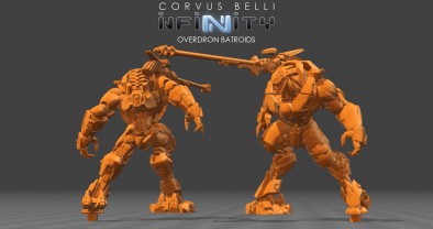 Combined Army Overdron Batroids (Render)