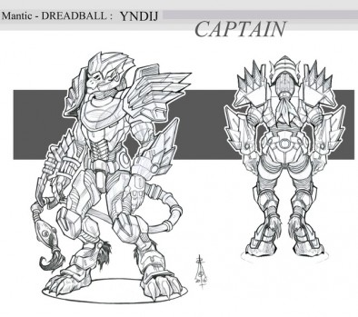 DreadBall Yndij Captain