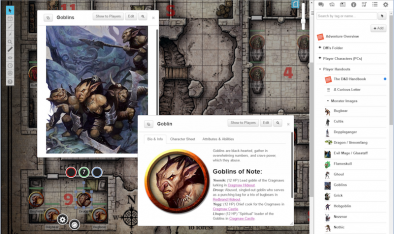 Roll20 Screenshot #1