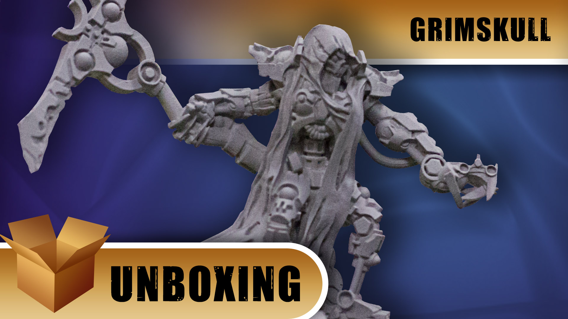 Grimskull Unboxing Necrocyborg Grim Reaper Female Warrior