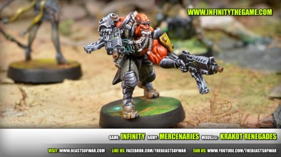 Game: Infinity Army: Mercenaries Model(s): Krakot Renegades