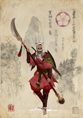 Lotus Clan Bushi (Female)