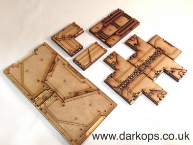 MDF Star Saga Tiles (Unpainted)