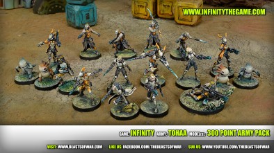 Game: Infinity Army: Tohaa Model(s): 300 Point army Pack