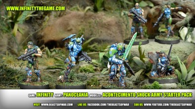 Game: Infinity Army: PanOceania Model(s): Acontecimento Shock Army Starter Pack