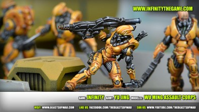 Game: Infinity Army: Yu Jing Model(s): Wu Ming Assault Corps