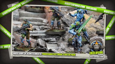 Infinity Sneak Peek: Shock Army Of Acontecimento, Panoceania Sectorial Starter Pack