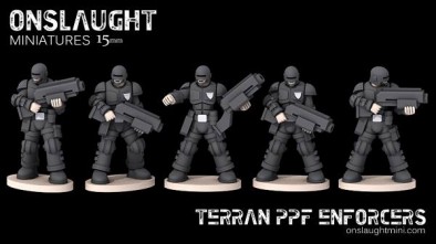 Terran Planetary Police Force 15mm