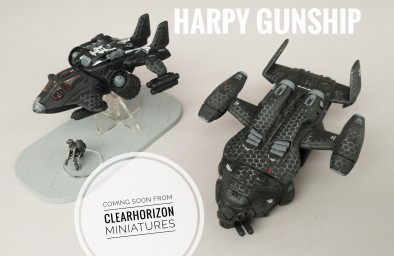 15mm scale Harpy Gunship