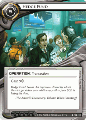 A typical trading card